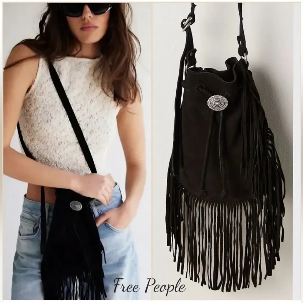 Free People Calamity Fringe Crossbody Bag - Picture 2 of 6
